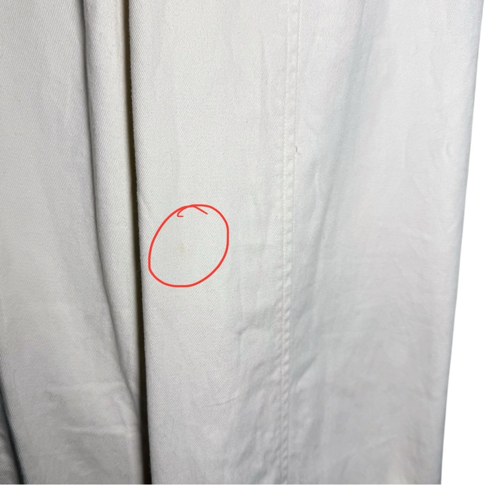 Na Nin Cream Cotton French Twill Cooper Wide Leg Balloon Cargo Pants XS - Picture 9 of 15